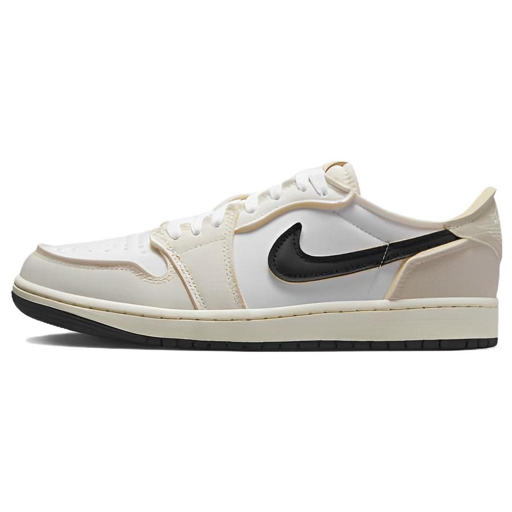 Air Jordan 1 Retro Low OG EX Coconut Milk Men Sneakers Cream White Black DV0982-100