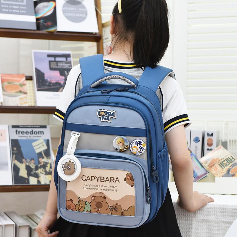 New kindergarten schoolbag girls 3 to 6 years old baby schoolbag cute cartoon large, medium and small class backpack