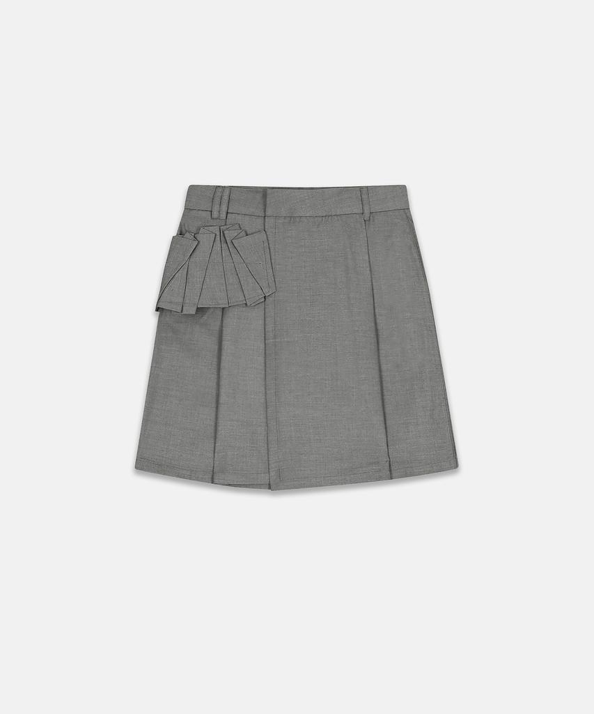 Nash Wrap Bermuda Pants Charcoal