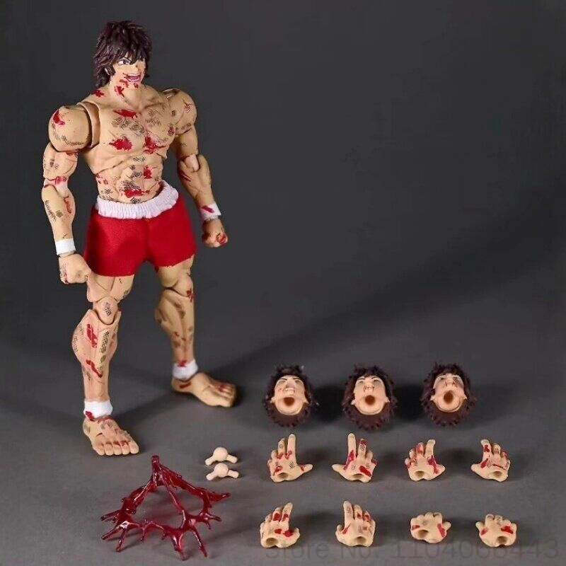 Storm Toys Actionfigur 1/12 St Serie Yujiro Hanma Baki Vollständig Gelenkig Sammlerfigur Für Erwachsene Sammlung Display