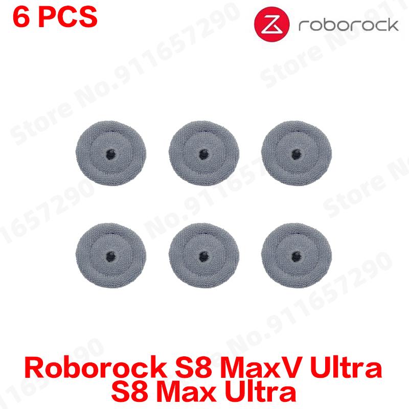 Compatible For Roborock S8 MaxV Ultra, S8 Max Ultra Replacement Parts Main Side Brush Hepa Filter Mop Cloth Dust Bag Accessories