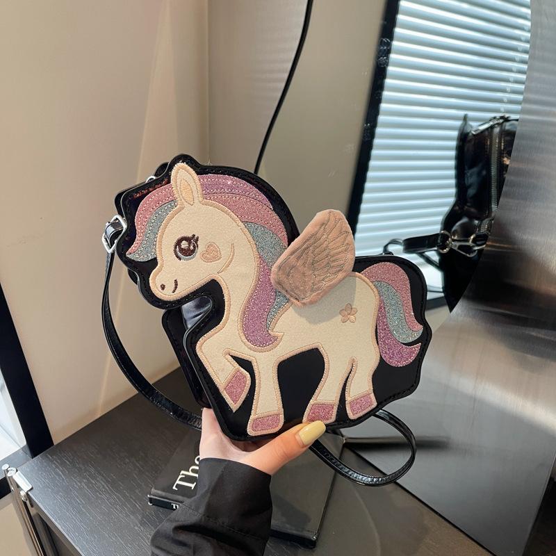 Internet Celebrity Cute Small Bag 2025 New Japanese Sweet Girl Personality Pony Funny Shoulder Crossbody Armpit Bag
