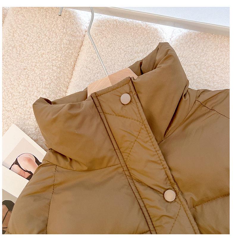 Trendy Academic Style Women's Winter Stand Collar Short Cotton Jacket 2025