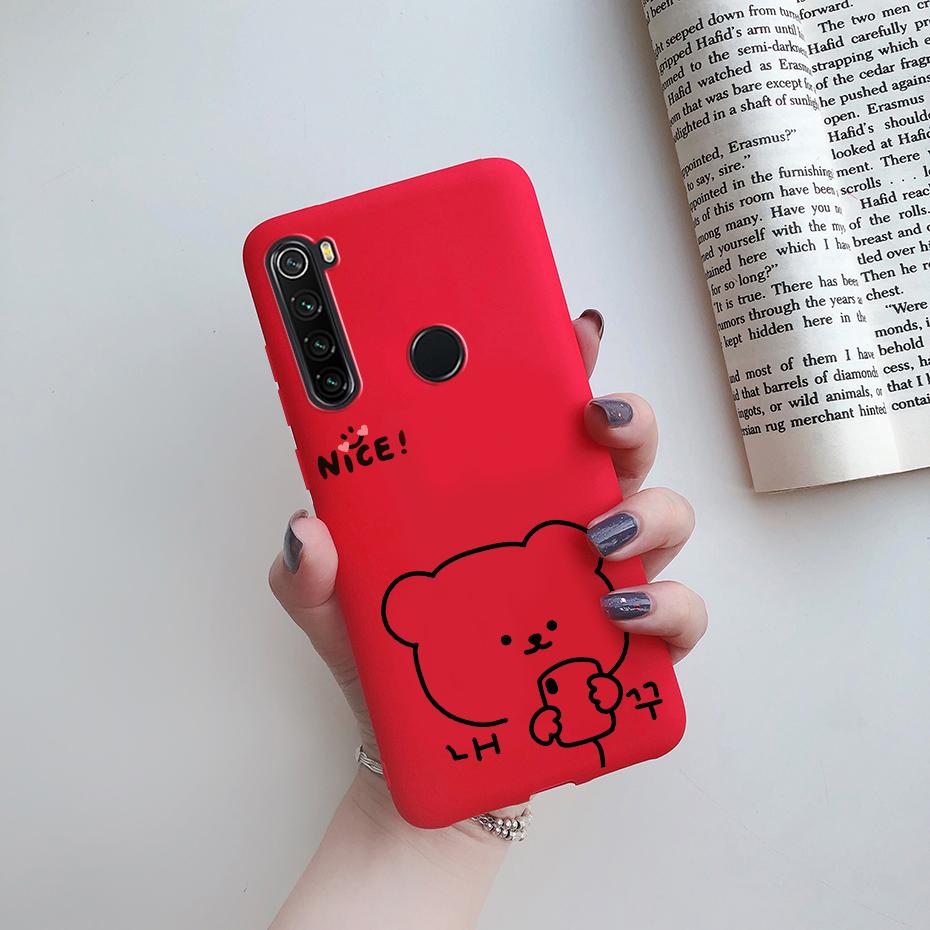 For Cover Xiaomi Redmi Note 8 Case Soft Silicone Painting Phone Case Xiaomi Redmi Note 8 Pro Cover Funda Redmi Note 8 T 8T Case