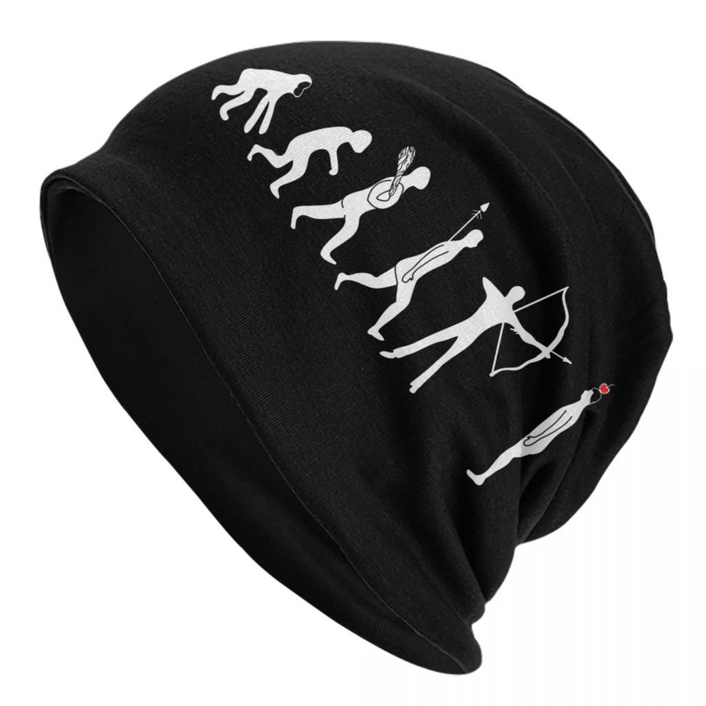 Custom Archery Sport Beanie Cap Unisex Winter Bonnet Homme Knitting Hats  Outdoor Archer Bow Hunting Lover Skullies Beanies Hats