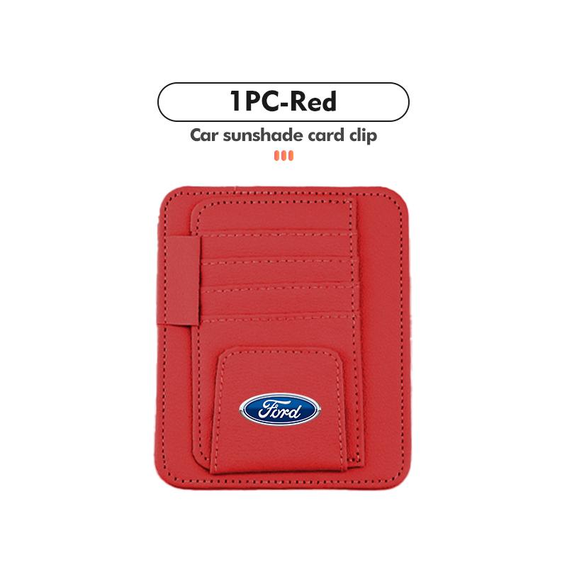 Car Sun Visor Minimalist Glasses Card Clip Sunglasses Holder For Ford Escort KA Flex Everest KA Expedition Falcon Fusion