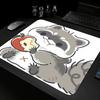 1PC XS Raccoon Mouse Pad Small Gamer Desk Mat Square Gaming Office Accessories Mousepad PC Rubber Keyboard Table Mats 500x500mm