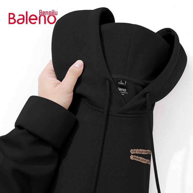 Мужской свитшот с капюшоном и слоганом Baleno 5XL
