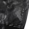 Leather Jacket Men's Slim Fit Korean Version of Spring and Autumn Youth Spring Fashion Coat Leather Jacket PU Leather Men's Clothing