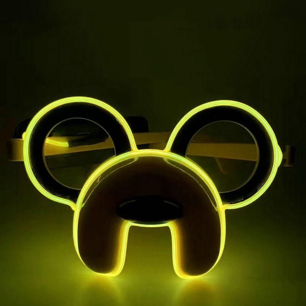 

Беспроводные светодиодные очки с подсветкой, неоновые очки из ПВХ, модные светодиодные очки