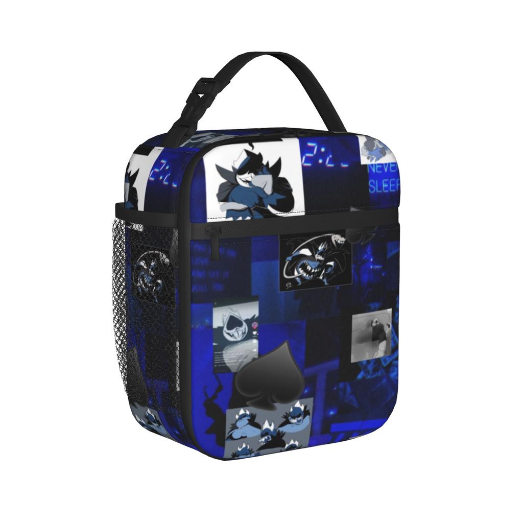  Lancer Face  Thermal Insulated Lunch Bags for Travel  Reusable Bento Box Men Women Cooler Thermal Lunch Box