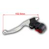 22mm Mini Motorcycle Twist Throttle Handle Brake Lever Set for 2 Stroke 47cc 49cc Off Road Mini Bike ATV Motocross Motorcycle