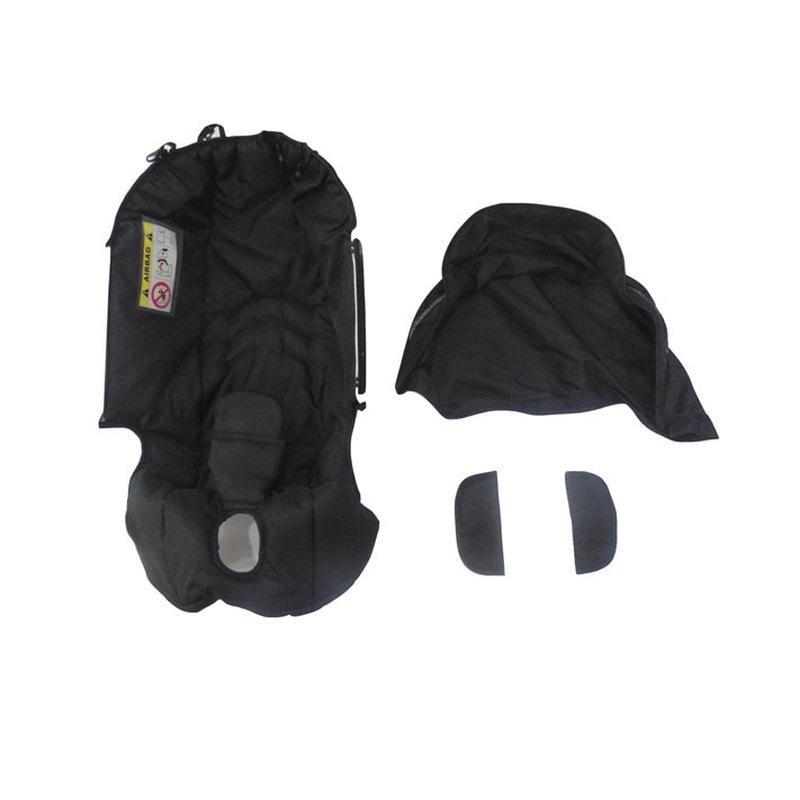 DOONA 4-in-1 Baby Carrier: Car Seat Cover, Rain Cover, Mosquito Net, Hanging Bag, Mummy Bag, Sunshade, Wheel Accessories.