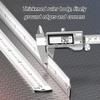 Professional 304 Stainless Steel Measuring Ruler With Lasering Etched Marking For Engineering Accurate Measurements