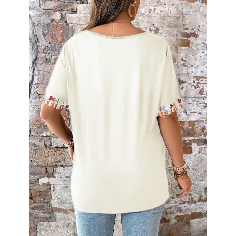 Summer Women's T Shirt Print Casual Short Sleeve 3d T Shirts Fashion Streetwear V Neck Pullover Female Clothing Shirt