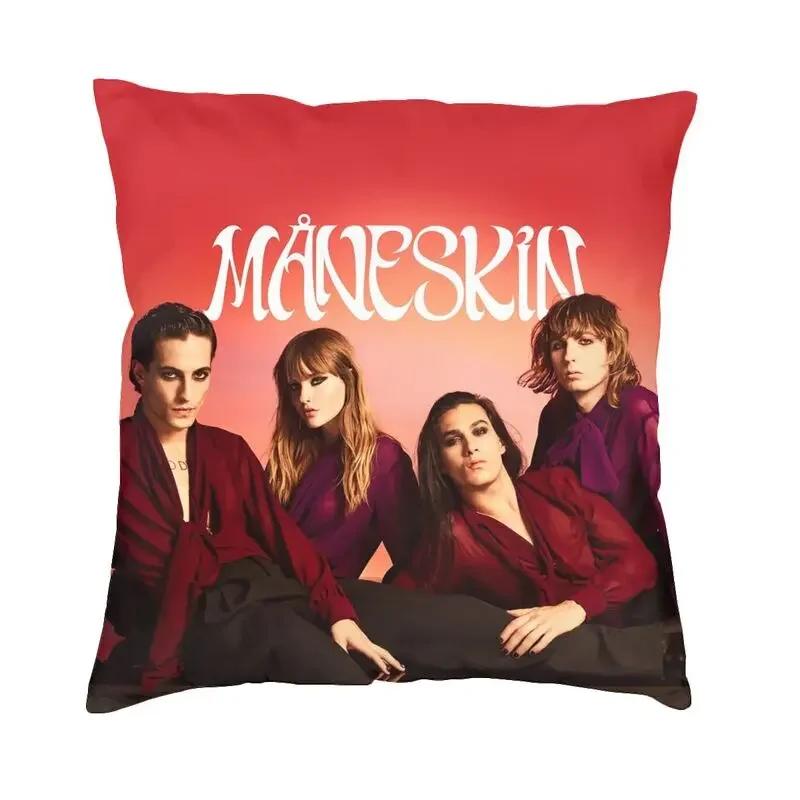 Damiano David Maneskin Luxuriöser Kissenbezug Schlafzimmerdekoration Pop Kissen für Sofa Büro Outdoor Kissen