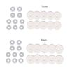 20Pcs/set Piercing Healing Discs Soft Anti Hyperplasia Anti-sagging Fixed Rings for Nose Ear Cartilage Soft Gasket