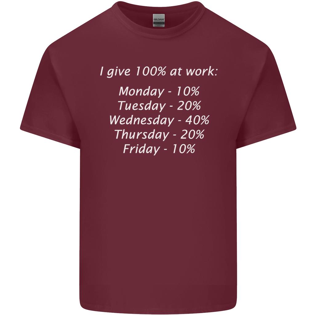 I Give 100 At Work Funny Office Slogan Unisexs Light Cotton TShirt