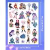 popular K Pop Demon Hunters Tattoo Decals Animation Periphery Children Water Transfer Decals Partys Engaging Plaything Animation Design Presents