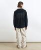 INSILENCE Contrast Panel Pullover Knit Black