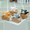 1 Pack Home Decor Cute Mini Cat Decor Garden Kitten Decor Gifts Kids Nursery Decor Toys Miniature Dolls