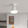 Modern Invisible Fan Light with Remote Dimmable Led E27 Socket Smart Dining Room Hidden Fan Lights Bedroom Fan Lamps AC85-265V