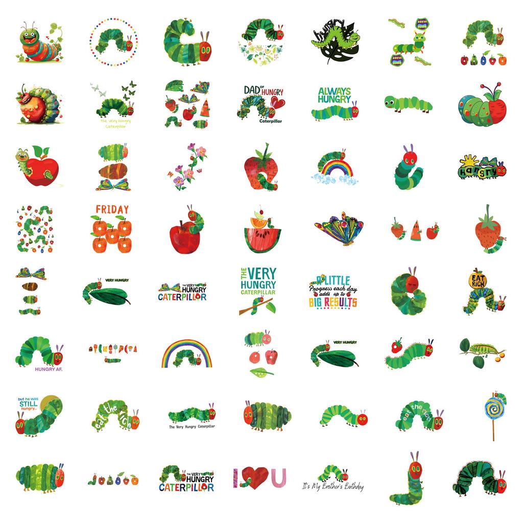 55 New Models The Very Hungry Caterpillar Graffiti Stickers Scooter Stickers