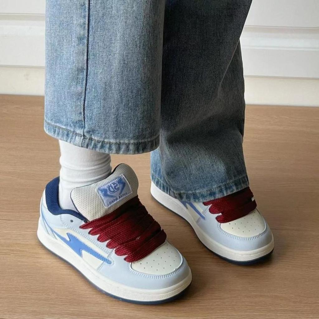 Lightning Shoes Original Cashew Flower Mix and Match Board Shoes Women's Niche Retro Casual Shoes New Super Light Women's Shoes
