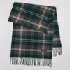 Winter new versatile plaid scarf women's color matching warm fringed scarf checkerboard high-end imitation cashmere scarf