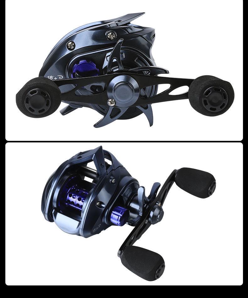 Ultralight Anti-Backlash Low Profile Blackfish Lure & Raft Fishing Reel