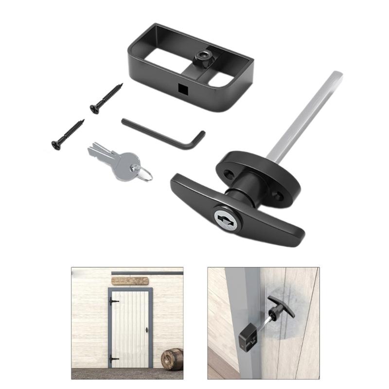 Industrial Door Handle with Key Strong Lock Handle with Key Convenient Lock Handle with Key Add Security Simple Install