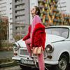Warme Bontjas Dames Herfst Winter Dikke Omgeslagen Kraag Zakken Losse Dames Overjas Nieuwe Mode Effen Straat Dame Buitenkleding