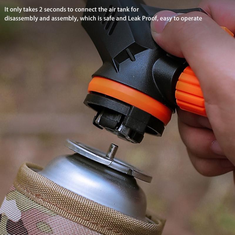 Outdoor Bbq Ignition Spray Gun Stainless Steel Leak Proof Fully Automatic Electronic Lighter Picnic