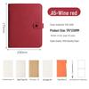 Available: A5/A6 Felt Loose-Leaf Notebook - Retro Original Planner with Buckle, Simple Stylish Stationery.