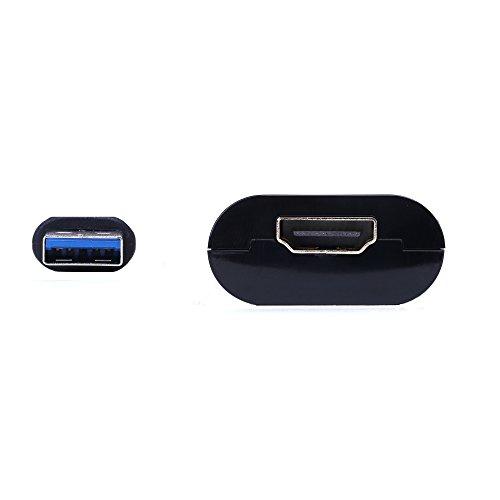 Basicest USB 3.0 To HDMI Graphics Adapter Cable with DisplayLink Chip, Compatible with Windows 10 [Compatibility Guaranteed]