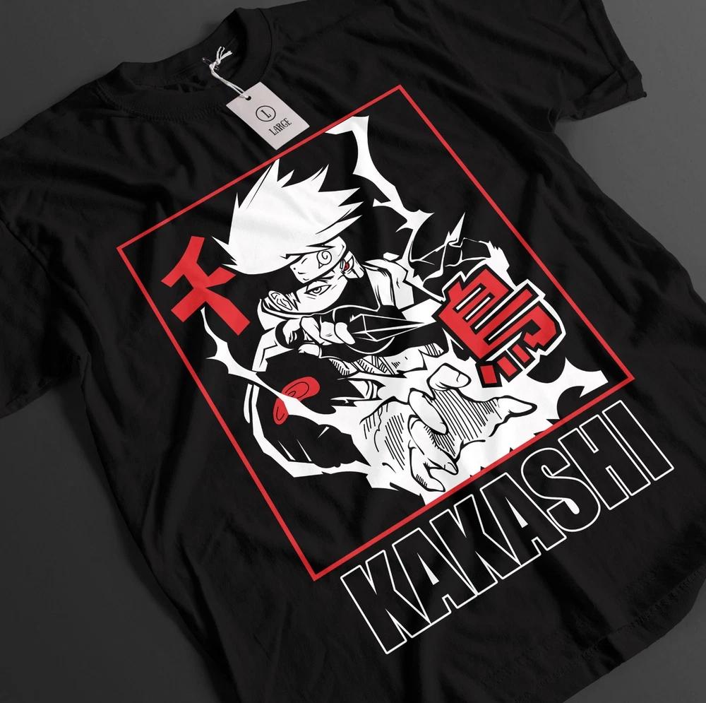 Naruto Shirt Kakashi Tshirt Sasuke TShirt Obito Rin Anime Minato Unisex Tee S