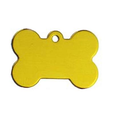 Cheap Multicolor Aluminum Dog Collar Tags Custom Logo Bone Shape Features Lights Solid Pattern Material