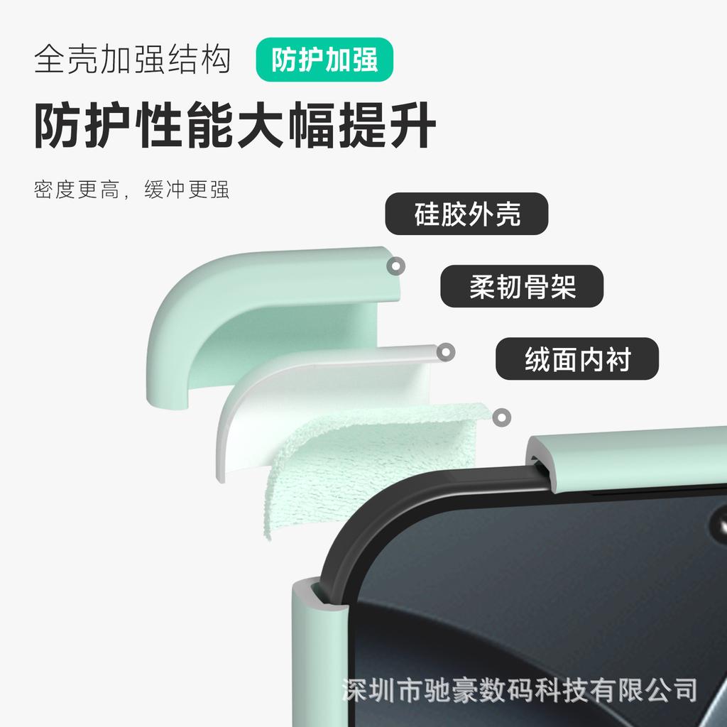 Applicable To Xiaomi 17promax Liquid Silicone Mobile Phone Case Xiaomi 15 Simple All-inclusive Anti-drop Solid Color 14 Anti-drop Cover