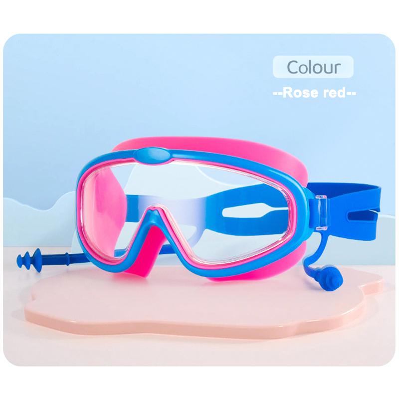 Γυαλιά Κολύμβησης Παιδικά Για Αγόρια Αδιάβροχα Και Αντιθαμβωτικά HD Σετ Γυαλιών Κολύμβησης Για Κορίτσια Με Μεγάλο Κουτί Παιδικά