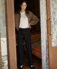 ENNITTUDE Knitting Brushed Slacks [3 Colors]