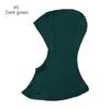 Classic Practical Muslim Hijab Inners Stretchable Jersey Cotton Tube Cap Shawl Bottom Women Headscarf Bonnet 28 Colors One Size
