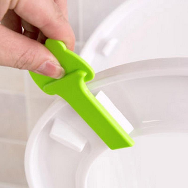 1pc Potty Ring Handle Toilet Lid Lifter  Bathroom Flip Handle Lid Opener  Portable Toilet Lid