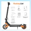 K6 Kids Electric Scooter 150W 2.6Ah 6.5'' Solid Tires Bluetooth Speaker LED Lights Foldable & Height Adjustable 16KM/H Max Speed 7-9KM Range for kids