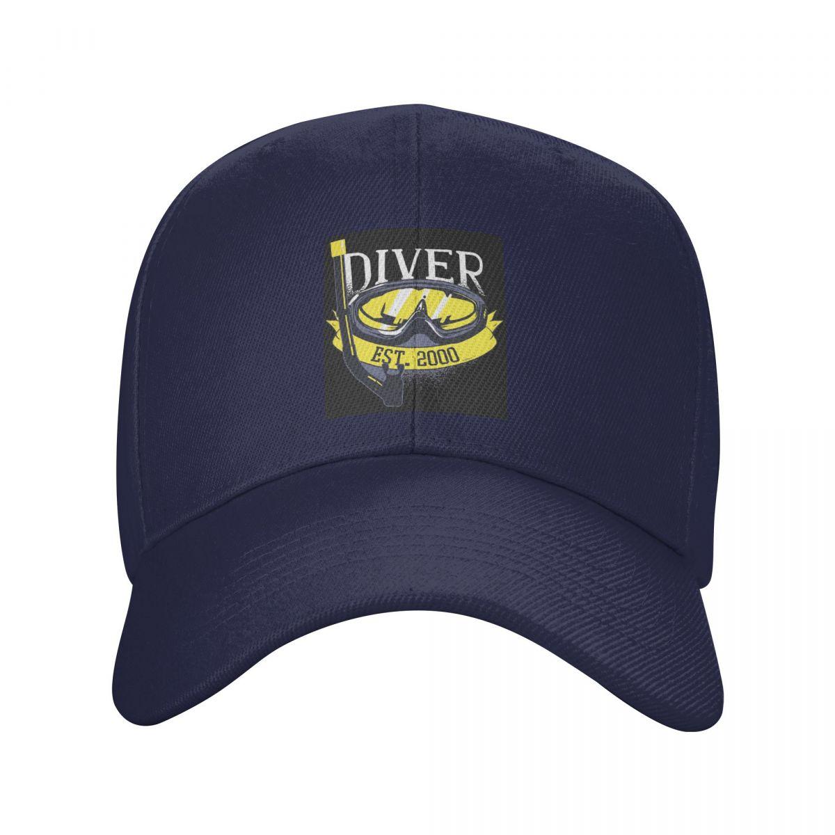

Helmet Dive Scuba Diving Cap Fashion Casual Baseball Caps Adjustable Hat Hip Hop Summer Unisex Baseball Hats One Size