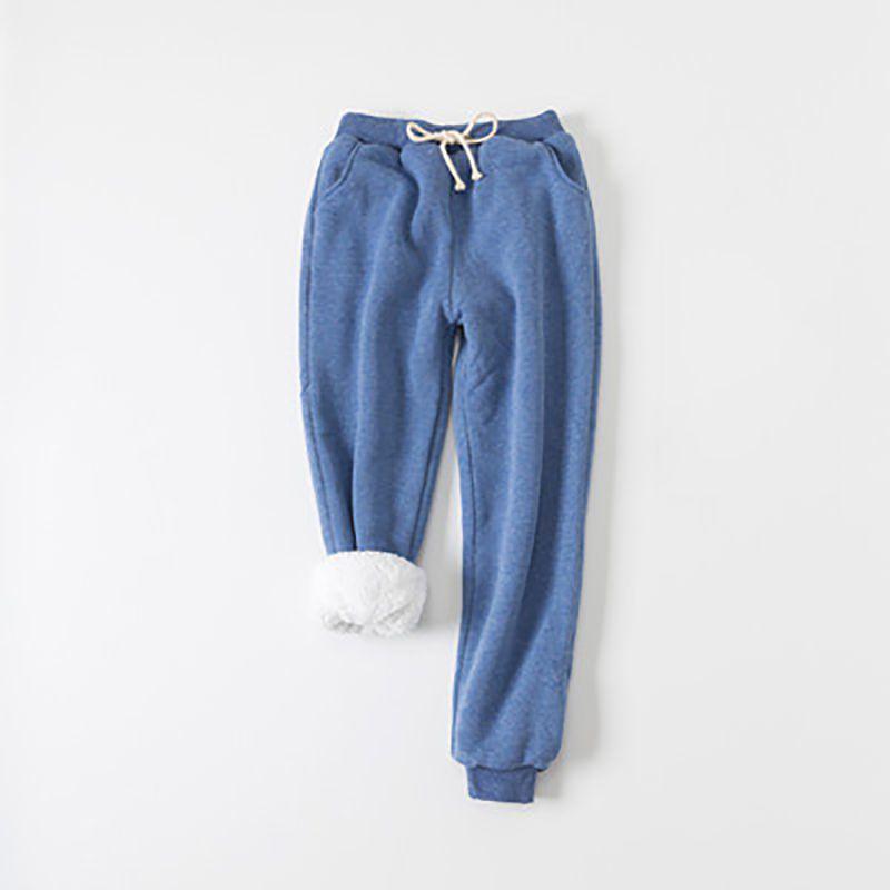 Womens Warm Sweat Pants With Ultra Soft Sherpa Lined Faux Fleece For Cold Weather