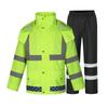 Reflective Oxford Cloth Raincoat and Rain Pants Set - Unisex Adult Split Design for Outdoor and Flood Control