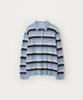Sseomweeobeoteo Cope Stripe Knit - Light Blue