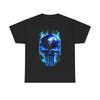 Blue Flame/Lightning Punisher Style Skull Unisex Heavy Cotton Tee