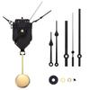 Diy Pendulum Clock Movement Mechanism With 3 Pairs Different Hands Quartz Repair Shaft Wall Clock