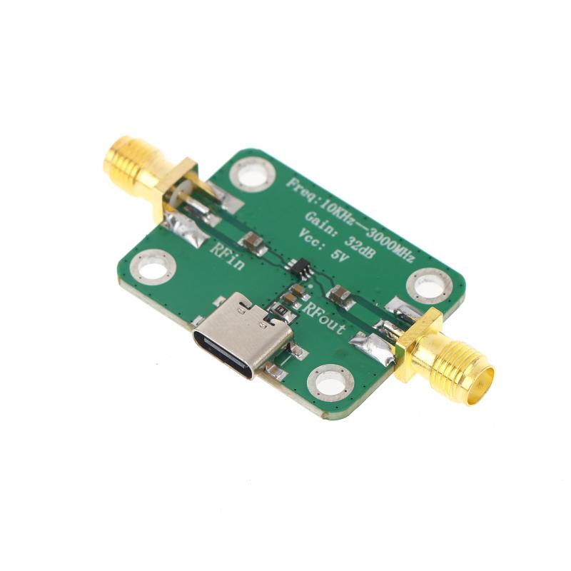 10Khz-3Ghz Rf Low Noise Amplifier Module Medium Power Lna Rf Broadband High Gain 32.5Db Signal Power Amplifier Board